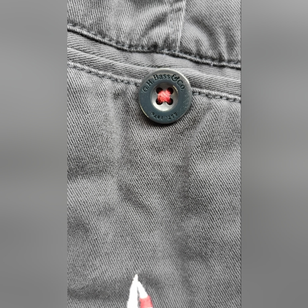 Bass Heritage Limited Edition Chino Shorts Navy Blue Women's Sz 4 100% Cotton - Picture 7 of 11